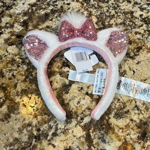 NWT Disney Aristocats Marie Minnie Ears Headband